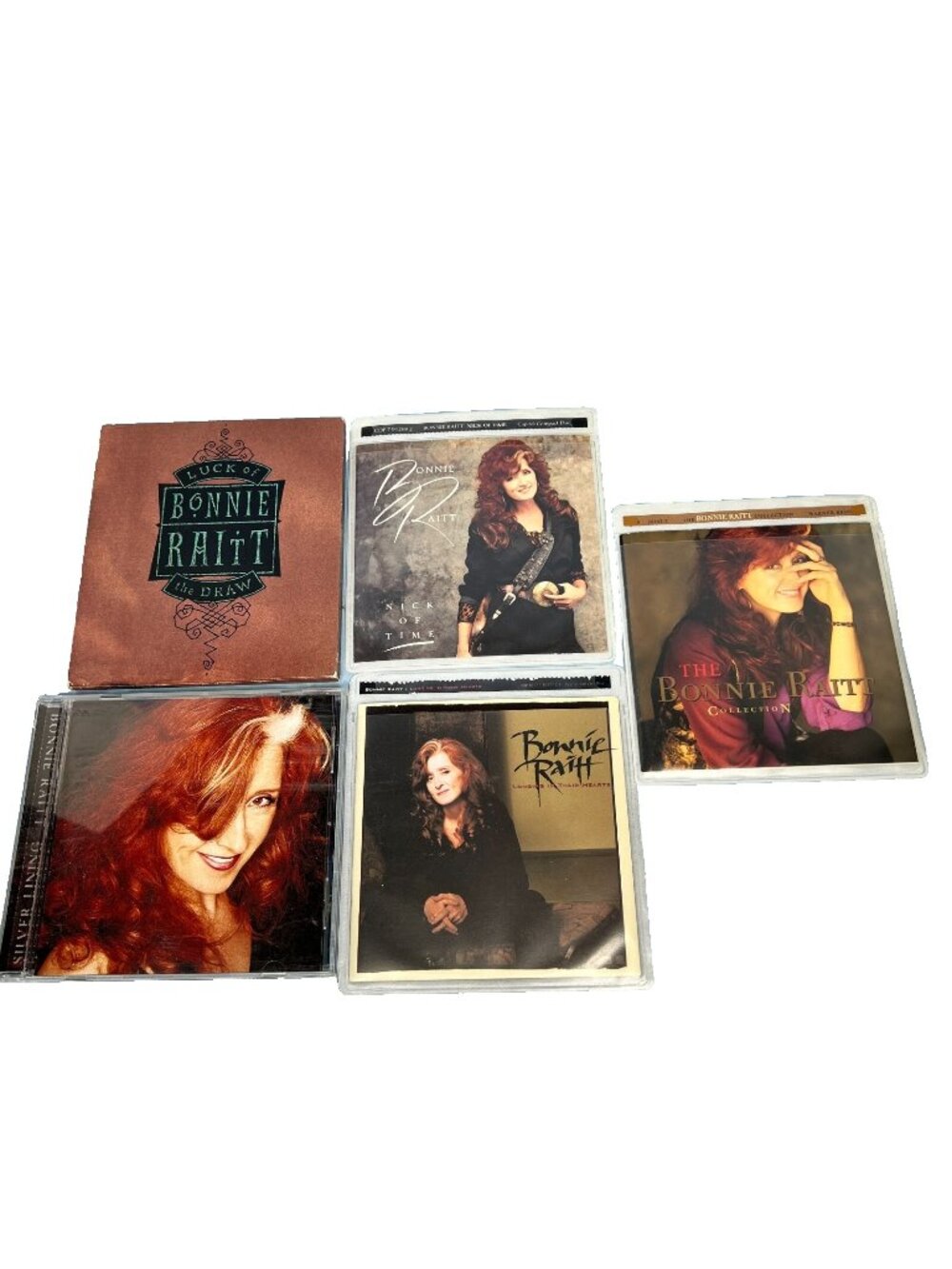 Lot of 5 Bonnie Raitt CD's